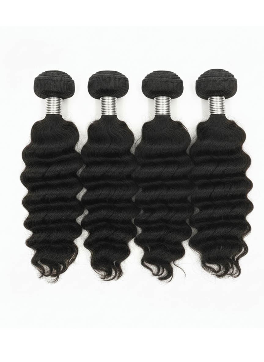 Malaysian Deep Wave Bundles 4-Pack