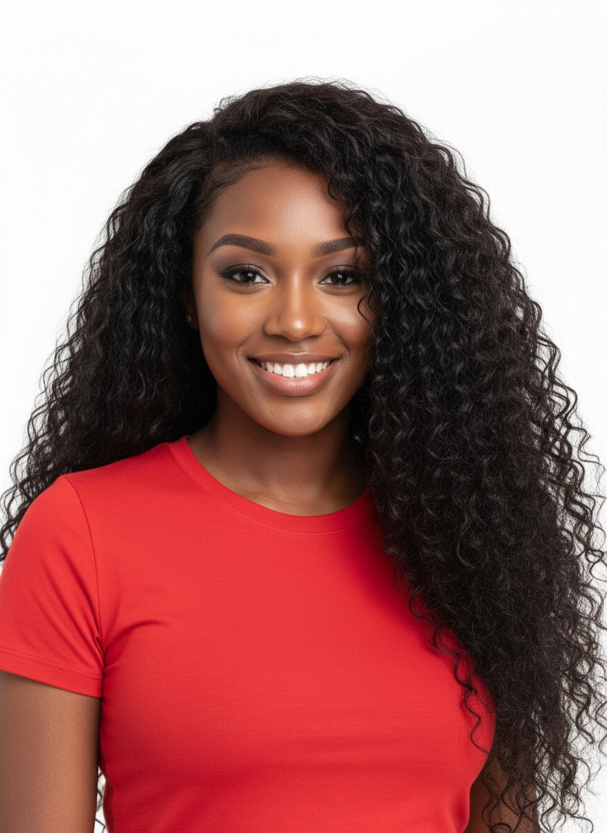 Brazilian Deep Wave 100% Human Hair Bundle - 9A
